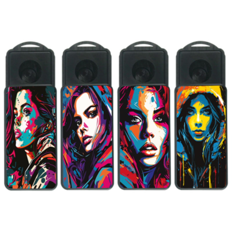 Cendriclop le cendrier portable 100% recyclable Femmes Graffity