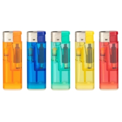 Briquet Atomic Turbo flamme 2.0 rechargeable coloris givrés 50/100