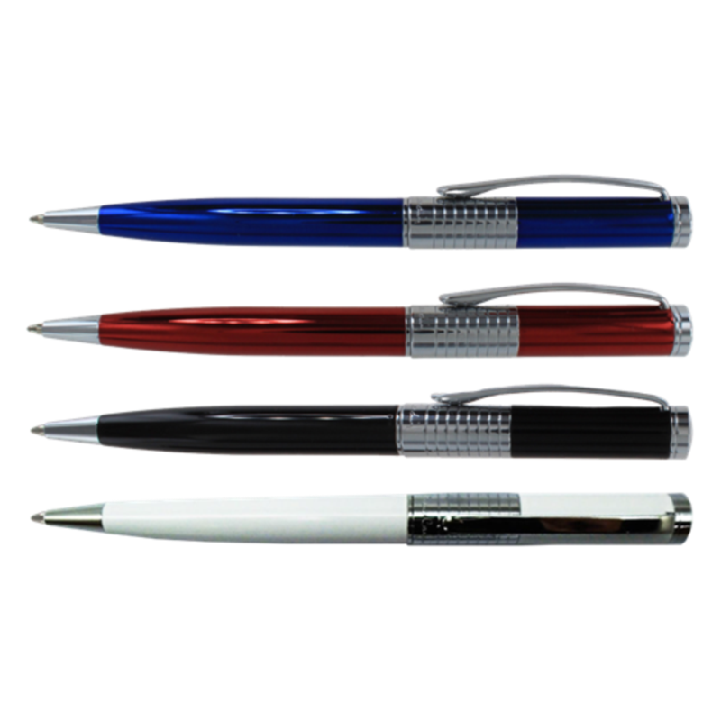 Stylo Bille Pierre Cardin Berlin 4 couleurs Bleu,rouge,noir et blanc