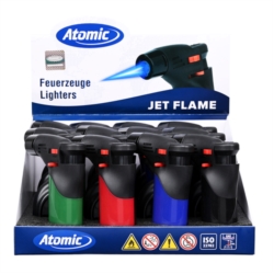 Briquet Atomic de table jet flamme chalumeau givrés 12/144