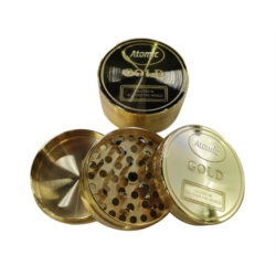 Broyeur à tabac métal Ø50 mm 4 parts Gold 12/144