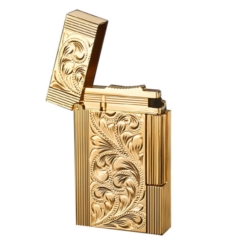 Briquet piezo Myon Paris design Venitian doré 5/50