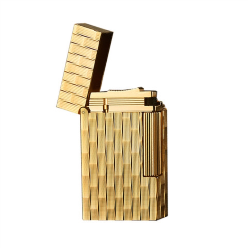 Briquet piezo Myon Paris design Bamboo doré 5/50