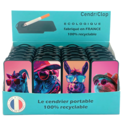 Cendriclop le cendrier portable 100% recyclable Animaux