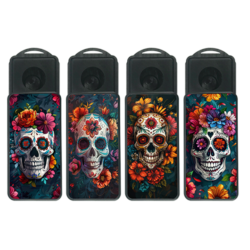 Cendriclop le cendrier portable 100% recyclable Catrina flowers III