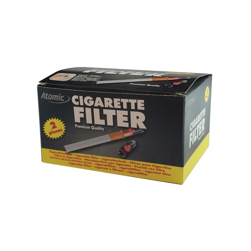 Filtre plastique cigarette Atomic 72pc / display / 2592 pièces carton