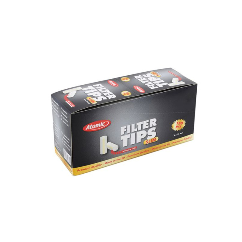 FILTRE CIGARETTE ATOMIC 6 MM PACK 20 /160 PIECES CARTON