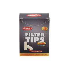 FILTRE CIGARETTE ATOMIC 6 MM PACK 20 /160 PIECES CARTON