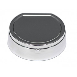 CENDRIER ROND CHROME POLI SMOKE FREE 6/60