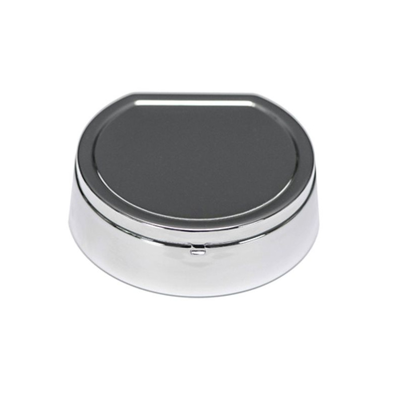 CENDRIER ROND CHROME POLI SMOKE FREE 6/60