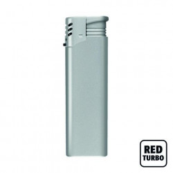 BRIQUET ATOMIC TURBO PLASTIQUE COLORIS ARGENTE 50/100