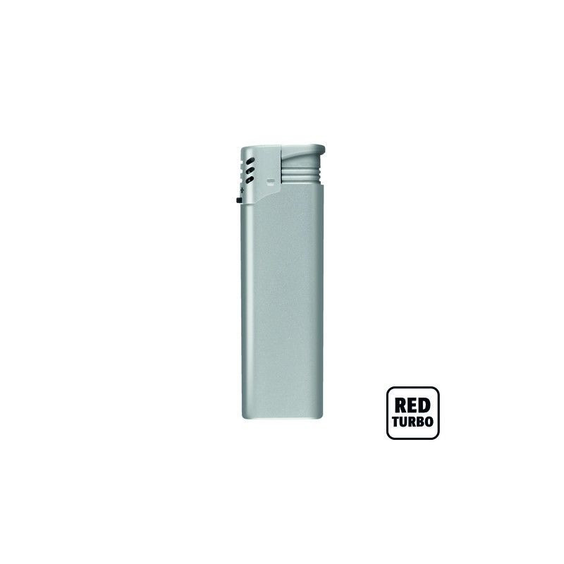 BRIQUET ATOMIC TURBO PLASTIQUE COLORIS ARGENTE 50/100